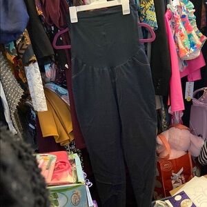 Maternity denim jeggings